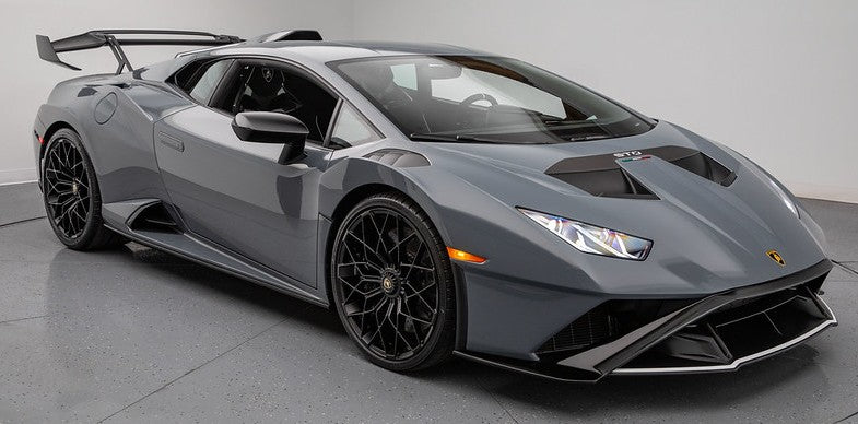 Lamborghini 0180 Grigio Astarte Basecoat Clearcoat Complete Gallon Kit