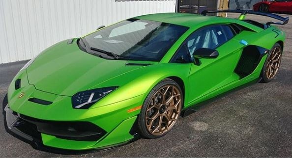 Lamborghini 0240 Verde Alceo (Matte) Tri-coat Basecoat Clearcoat Gallon Kit