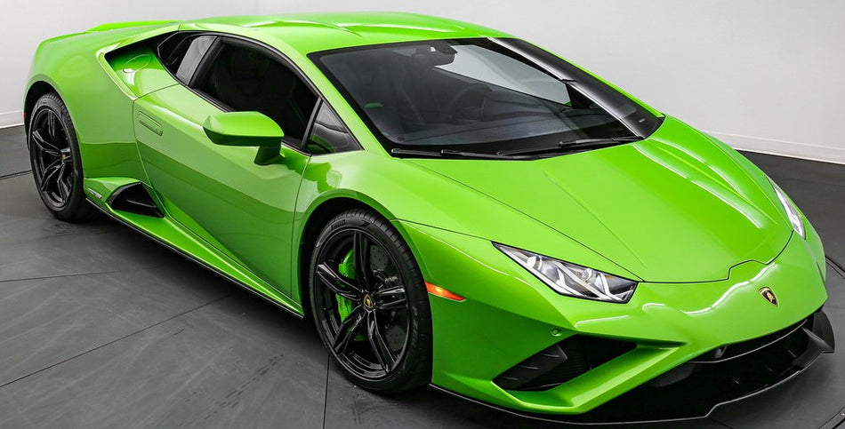 Lamborghini 0297 Verde Selvans Tri-coat Pearl Basecoat Clearcoat Complete Gallon