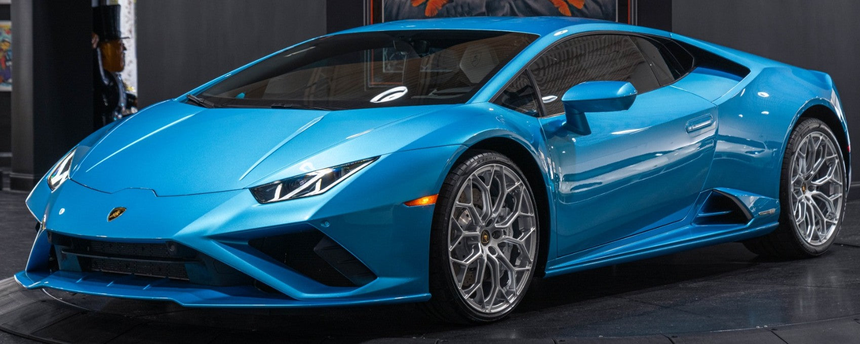 Lamborghini 0322 Blu Arione Basecoat With Reducer Gallon (Basecoat