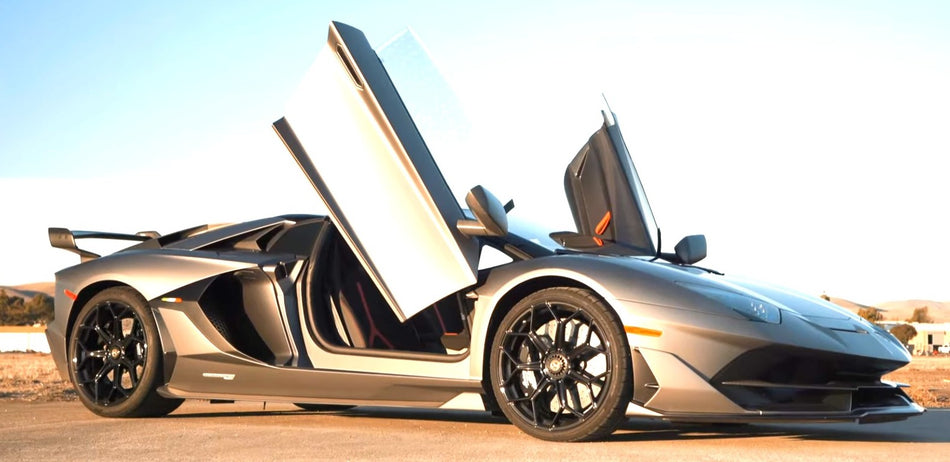 Lamborghini 0341 Grigio Diana (Matte) Basecoat Clearcoat Complete Gallon Kit