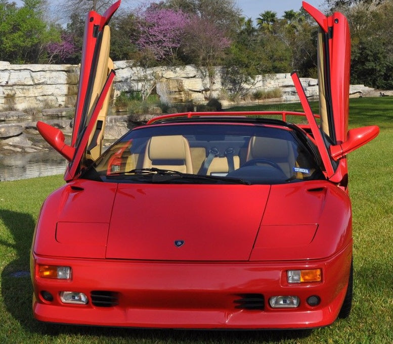 Lamborghini 231136 Diablo Rosso Basecoat Clearcoat Quart Complete Paint Kit