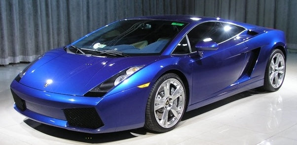 Lamborghini LY5Q Blu Caelum Basecoat Clearcoat Complete Gallon Kit