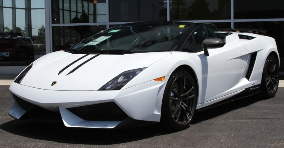 Lamborghini LY9C Bianco Monocerus Basecoat Clearcoat Quart Complete Paint Kit