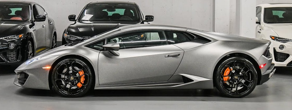 Lamborghini Q0D4 Grigio Titans (Matte) Basecoat Clearcoat Complete Gallon Kit