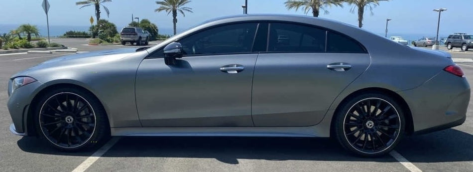 Mercedes 297 Selenite Gray (Matte) Basecoat Clearcoat Quart Paint Kit