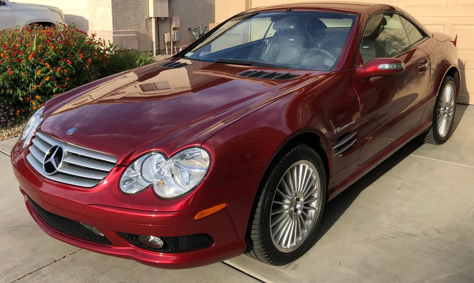 Mercedes 548 Amber Red Basecoat With Reducer Quart (Basecoat Only)