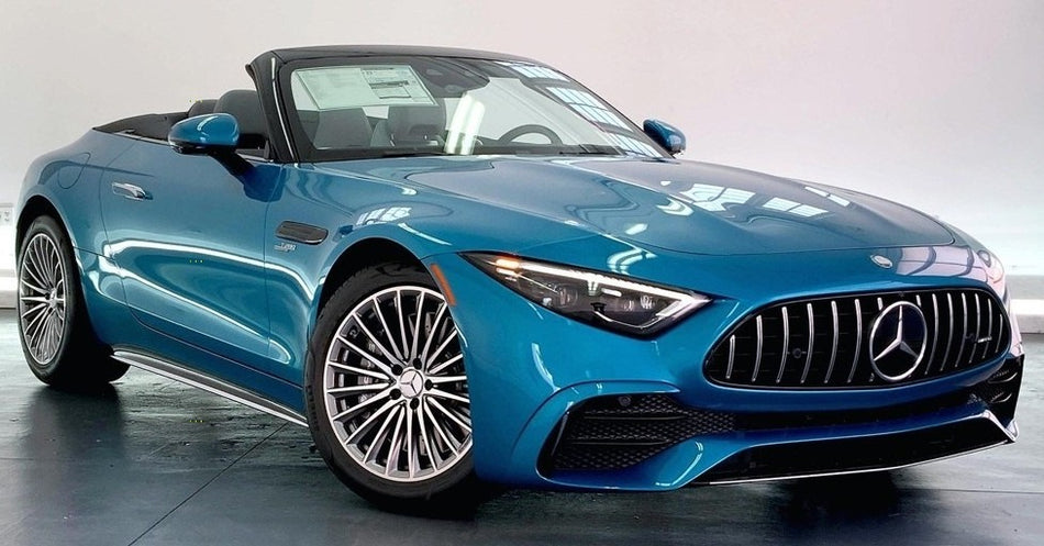 Mercedes 888 Hyper Blue Basecoat With Reducer Quart (Basecoat Only)