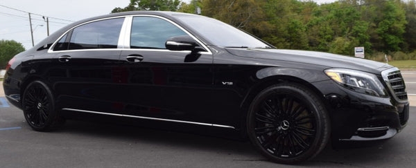 040 Jet Black Spray Paint & Clear Coat – Compatible With Mercedes-Benz