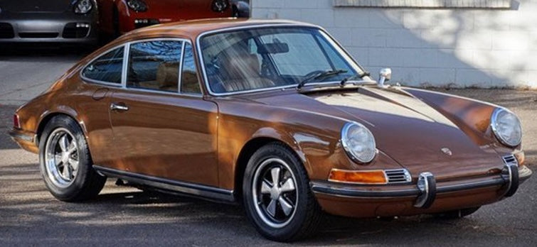 Porsche 415 Sepia Brown Basecoat Clearcoat Complete Gallon Kit