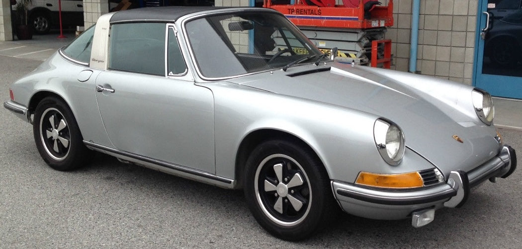 Porsche L936 Silver Metallic Basecoat With Reducer Gallon