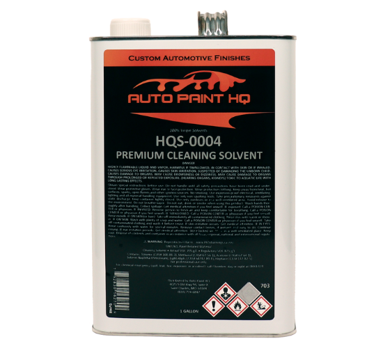 Premium Spray Gun Cleaning Solvent, One Gallon