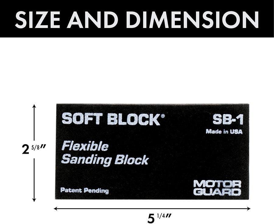 Motor Guard Soft Block Sanding Block 2-5/8