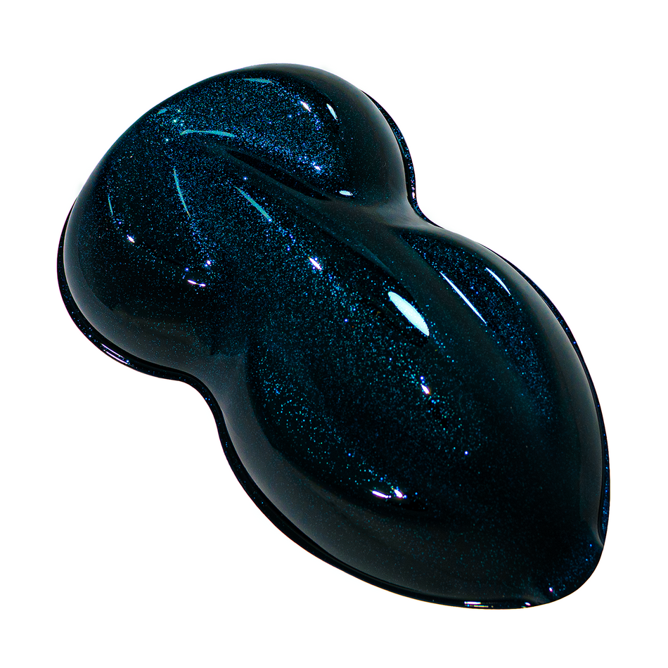 Candy Flake Sky Blue over Black Base Complete Gallon Kit