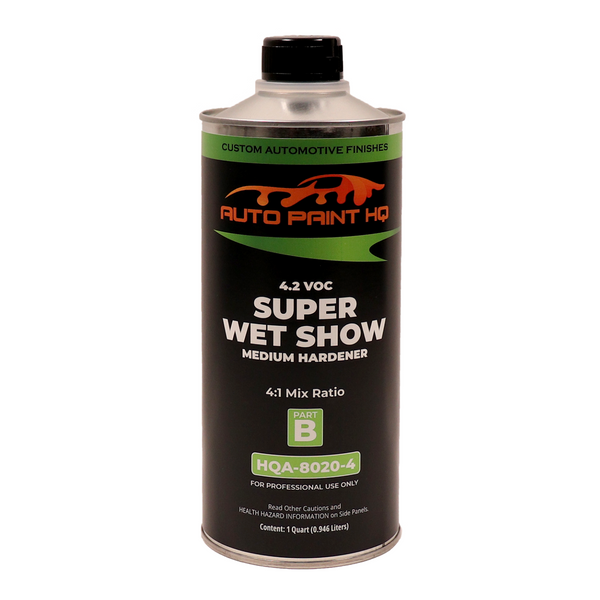 Super Wet Show Clear HQC-8000 4:1 Hardener Only Quart – Auto Paint HQ