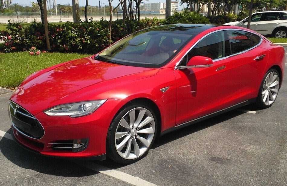 Tesla PMMR Sunset Red Tri-Coat Candy Complete Gallon Kit