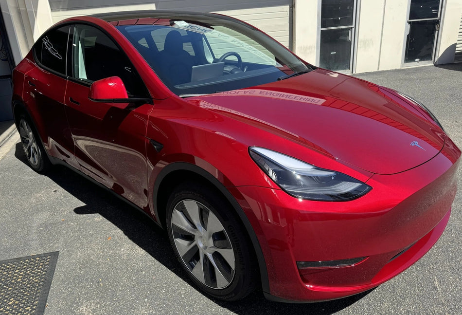 Tesla PR01 Ultra Red Tri-Coat Candy Complete Quart Kit