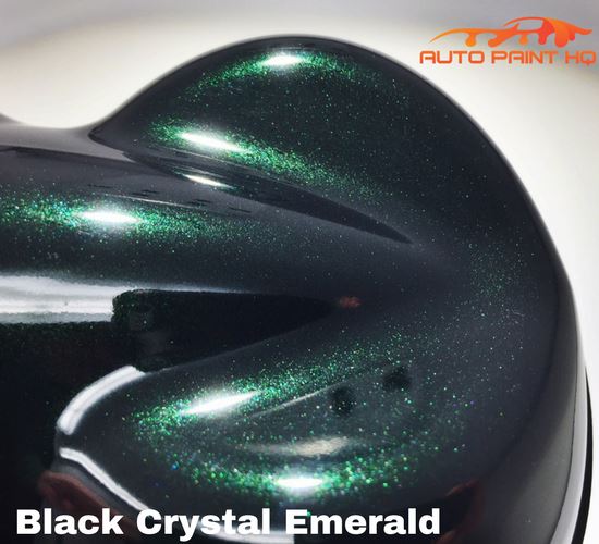 Black Crystal Emerald Pearl Basecoat with Reducer Quart (Basecoat Only) Kit