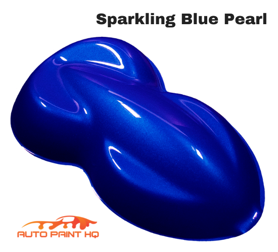 High Gloss Sparkling Blue Pearl Acrylic Urethane Single Stage