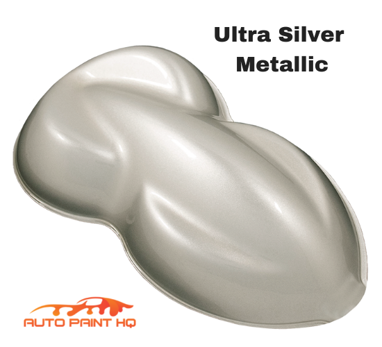 High Gloss Heavy Metal Silver Metallic Gallon Acrylic Enamel Car Auto Paint  Kit - Fast