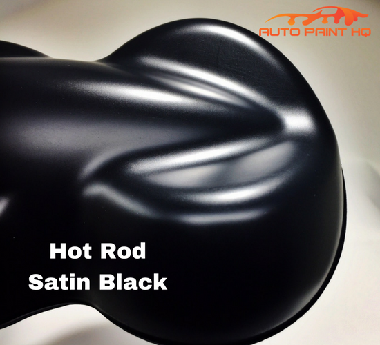 Satin Black Quart Kit Single Stage ACRYLIC ENAMEL Car Auto Paint