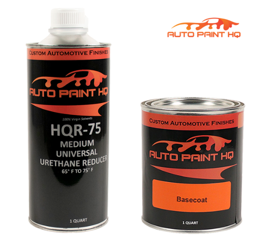 Shadow Gray Metallic Basecoat + Reducer Quart (Basecoat Only) Motorcycle Auto Paint - Auto Paint HQ