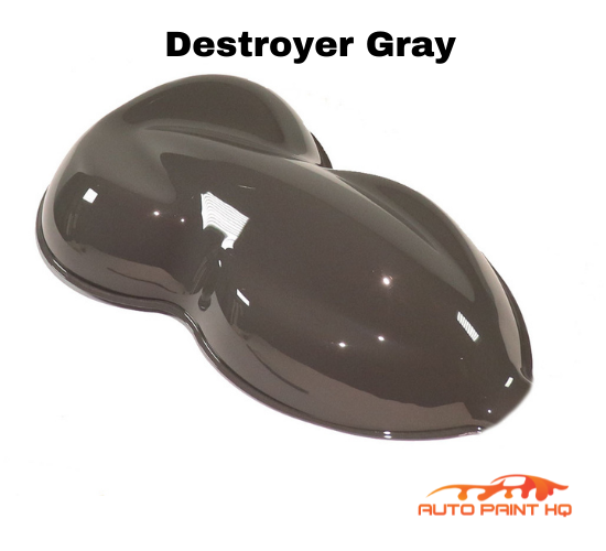 Destroyer Gray Basecoat With Reducer Gallon (Basecoat Only) Car Auto Paint Kit