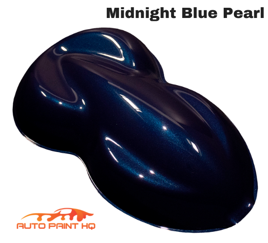 Midnight Blue Pearl Basecoat Clearcoat Complete Gallon Kit