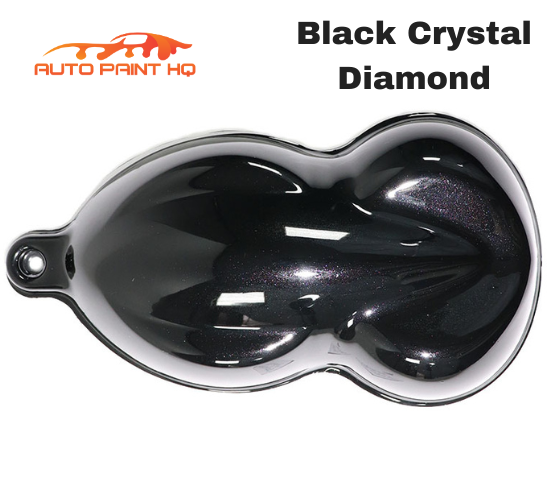 Black Crystal Diamond Pearl Basecoat with Reducer Quart (Basecoat Only) Kit