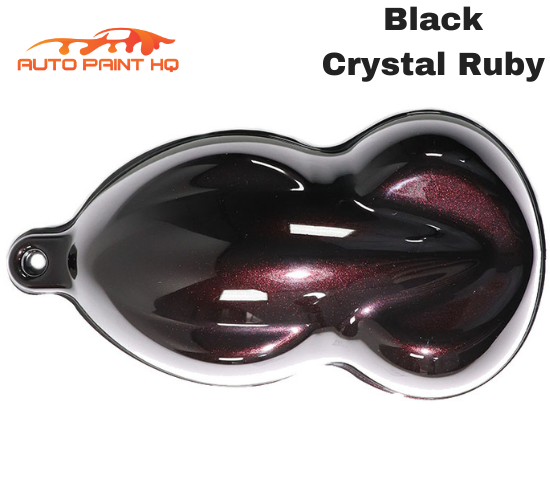 Black Crystal Ruby Pearl Basecoat with Reducer Gallon (Basecoat Only) Kit