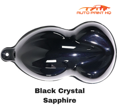 Black Crystal Sapphire Pearl Basecoat with Reducer Gallon (Basecoat Only) Kit