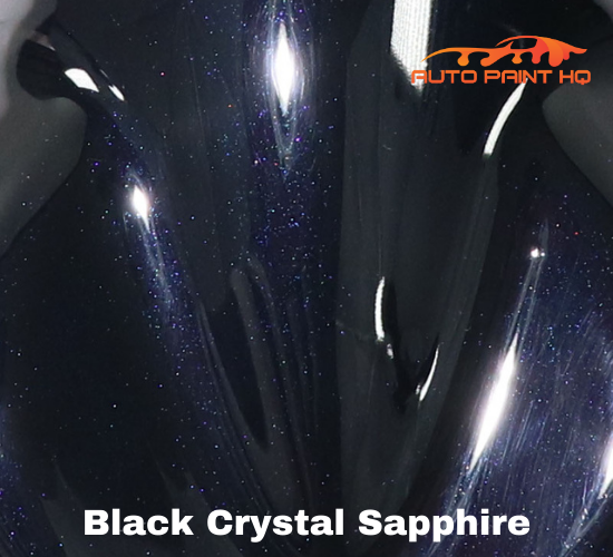 Black Crystal Sapphire Pearl Acrylic Urethane Single Stage Gallon Auto Paint Kit