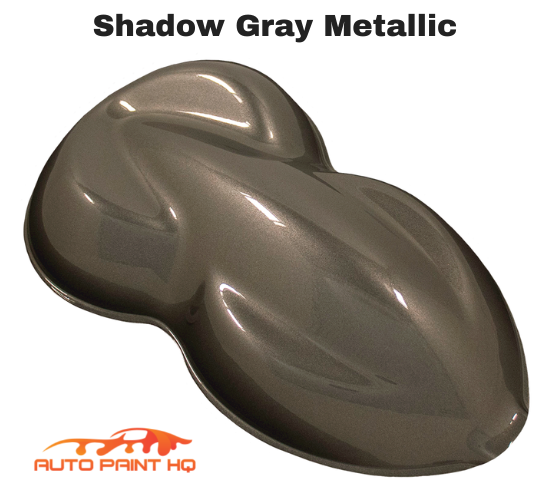 Shadow Gray Metallic Basecoat + Reducer Quart (Basecoat Only) Motorcycle Auto Paint - Auto Paint HQ
