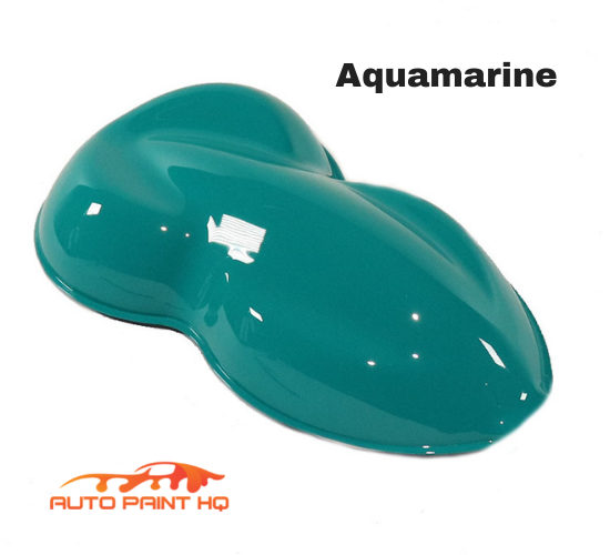 Aquamarine Basecoat + Reducer Quart (Basecoat Only) Motorcycle Auto Paint