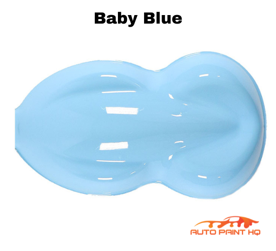 High Gloss Baby Blue 2K Acrylic Urethane Single Stage Gallon Auto Paint Kit