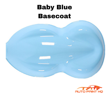 Baby Blue Basecoat Clearcoat Quart Complete Paint Kit