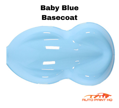 Baby Blue Basecoat + Reducer Quart (Basecoat Only) Motorcycle Auto Paint