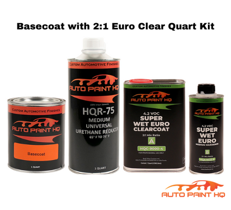 Royal Ruby Red Honda R522P Basecoat Clearcoat Quart Complete Paint Kit - Auto Paint HQ