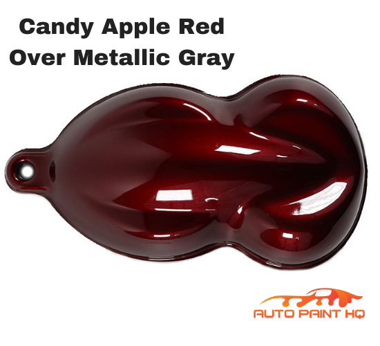 Candy Apple Red Basecoat Quart Kit (Over Metallic Gray Base)