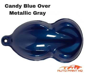 Candy Blue Basecoat Quart Kit (Over Metallic Gray Base)