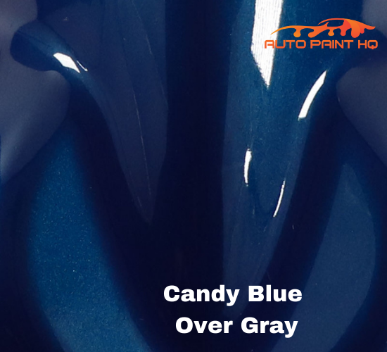 Candy Blue Basecoat Quart Kit (Over Metallic Gray Base)