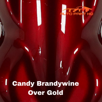 Candy Brandywine over Gold Base Complete Gallon Kit - 4:1 Mix Super Wet  Show Clear / Fast / Fast