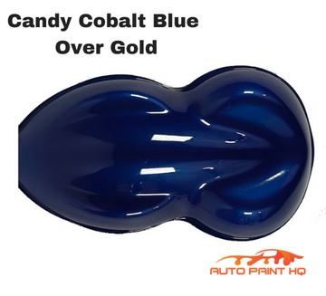 Candy Cobalt Blue over Gold Base Complete Gallon Kit