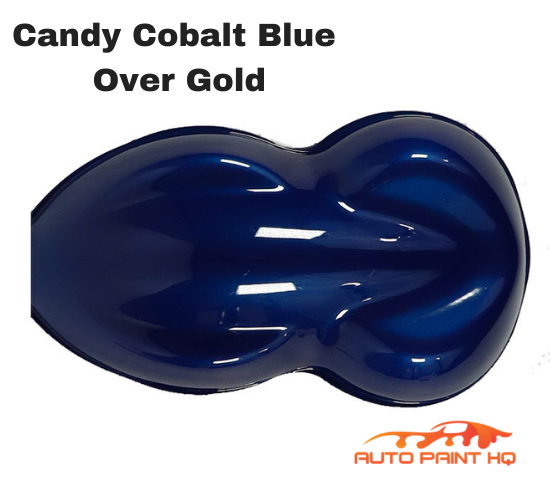 Candy Cobalt Blue over Gold Base Complete Gallon Kit