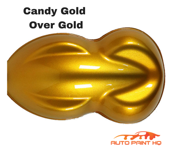 Candy Gold over Gold Base Complete Gallon Kit Auto Paint HQ