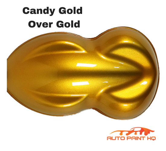 Candy Gold over Gold Base Complete Gallon Kit - 4:1 Mix Super Wet Show  Clear / Fast / Fast