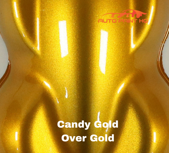 Candy Brandywine Over Gold Basecoat Gallon Auto Paint Kit + High