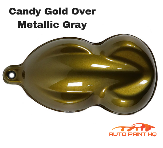 Candy Gold Basecoat Quart Kit (Over Metallic Gray Base)