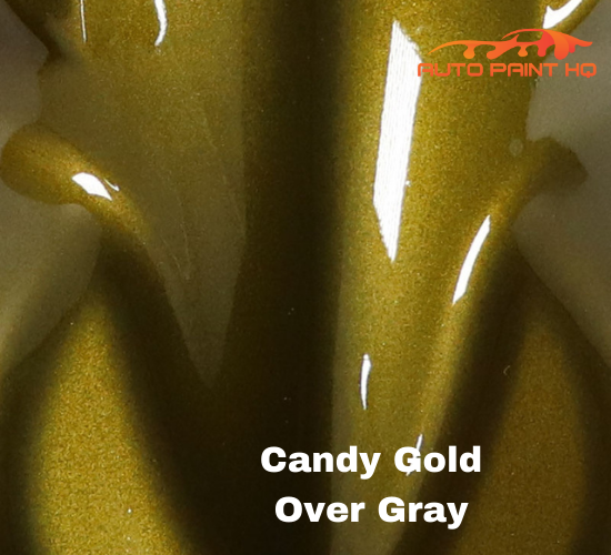 Candy Gold Basecoat Quart Kit (Over Metallic Gray Base)