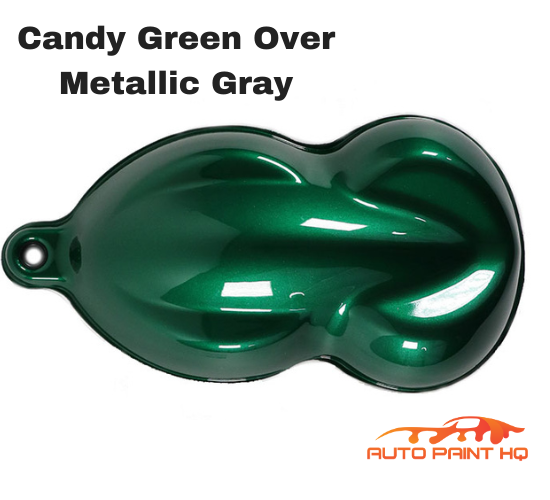 Candy Green Basecoat Quart Kit (Over Metallic Gray Base)